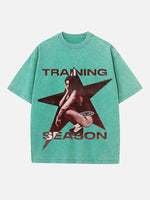 Dua Lipa Print Round Neck T-shirt