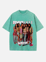 KATSEYE Print Round Neck T-shirt