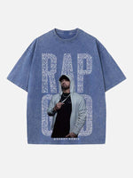 Eminem Print Round Neck T-shirt