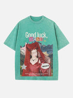 Chappell Roan Print Round Neck T-shirt