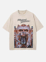 Michael Jackson Print Round Neck T-shirt