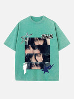 Billie Eilish Print Round Neck T-shirt