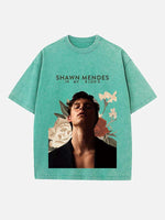 Shawn Mendes Print Round Neck T-shirt