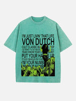 Charli xcx Print Round Neck T-shirt