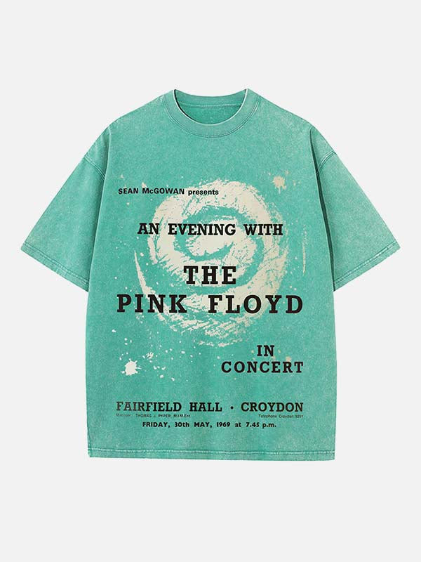Pink Floyd Print Round Neck T-shirt