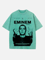 Eminem Print Round Neck T-shirt