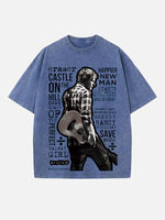 Ed Sheeran Print Round Neck T-shirt