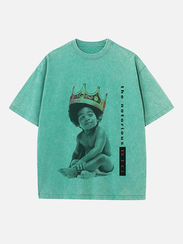 The Notorious B.I.G. Print Round Neck T-shirt