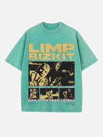 Limp Bizkit Print Round Neck T-shirt