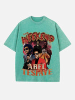 The Weeknd Print Round Neck T-shirt