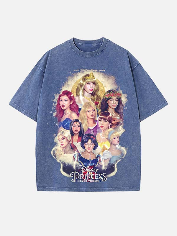 TWICE Print Round Neck T-shirt
