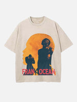 Frank Ocean Print Round Neck T-shirt