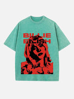 Billie Eilish Print Round Neck T-shirt