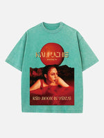 Kali Uchis Print Round Neck T-shirt