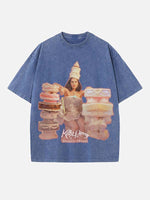 Katy Perry Print Round Neck T-shirt