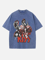KISS Print Round Neck T-shirt
