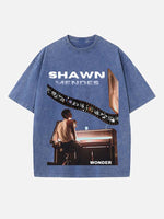 Shawn Mendes Print Round Neck T-shirt