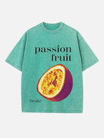 Drake Print Round Neck T-shirt