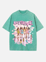 KATSEYE Print Round Neck T-shirt