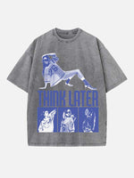 Tate McRae Print Round Neck T-shirt