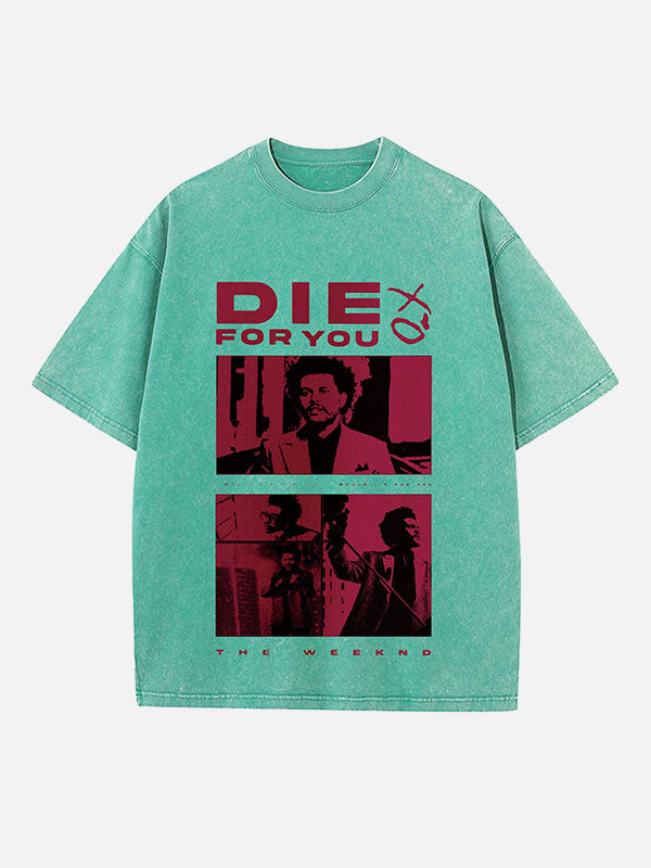 The Weeknd Print Round Neck T-shirt