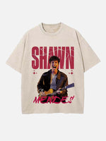 Shawn Mendes Print Round Neck T-shirt