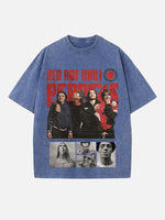 Red Hot Chili Peppers Print Round Neck T-shirt