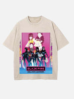 BLACKPINK Print Round Neck T-shirt