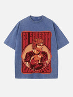 Ed Sheeran Print Round Neck T-shirt