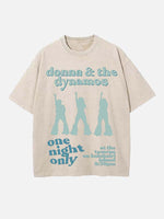 ABBA Print Round Neck T-shirt