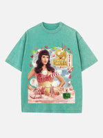 Katy Perry Print Round Neck T-shirt