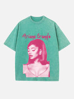 Ariana Grande Print Round Neck T-shirt