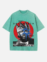 Kendrick Lamar Print Round Neck T-shirt