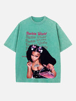 Nicki Minaj Print Round Neck T-shirt