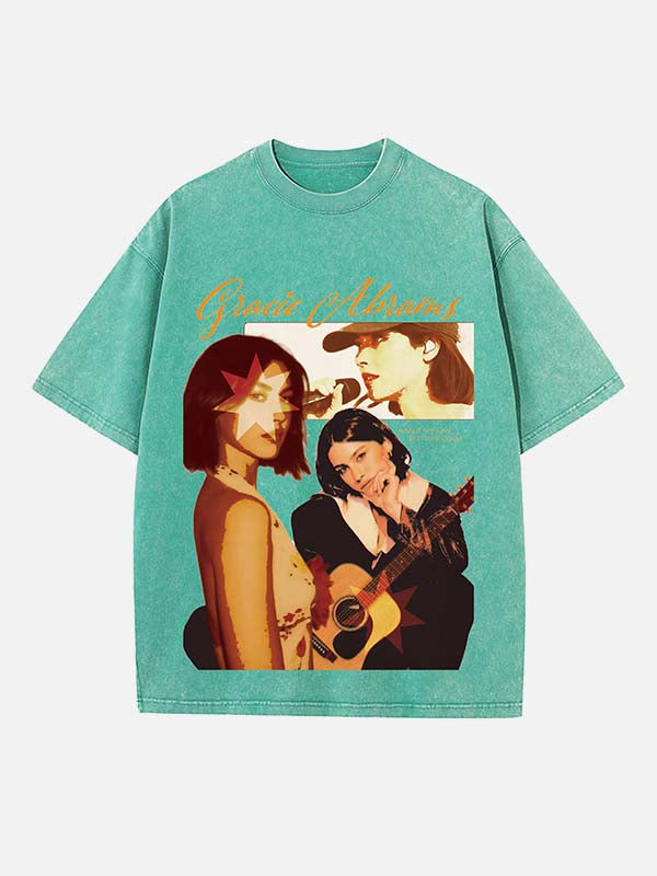 Gracie Abrams Print Round Neck T-shirt