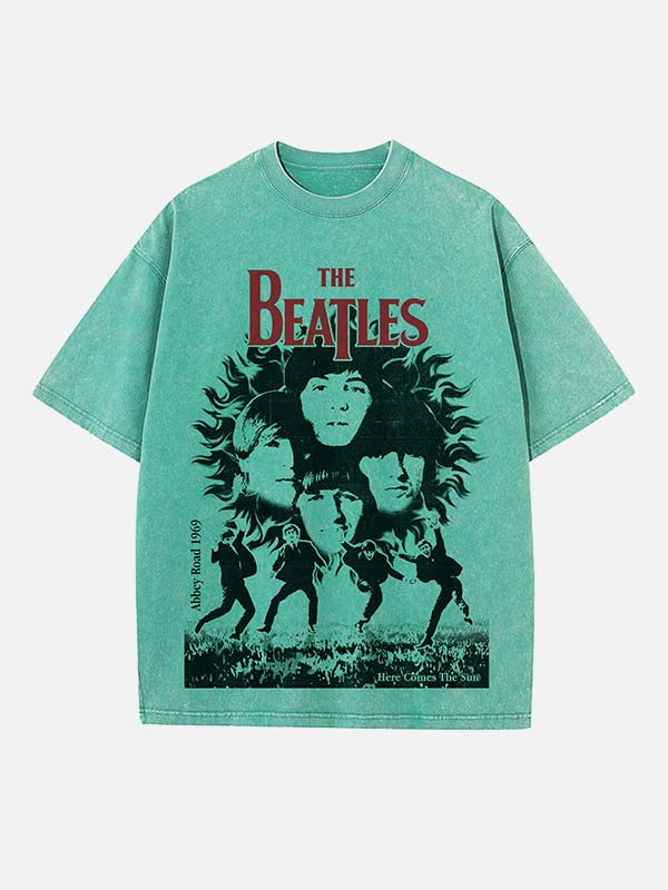 The Beatles Print Round Neck T-shirt