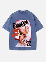 Eminem Print Round Neck T-shirt