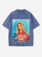 Karol G Print Round Neck T-shirt