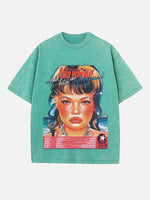 Lola Young Print Round Neck T-shirt