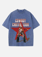 Beyoncé Print Round Neck T-shirt