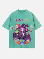 HUNTR/X Print Round Neck T-shirt