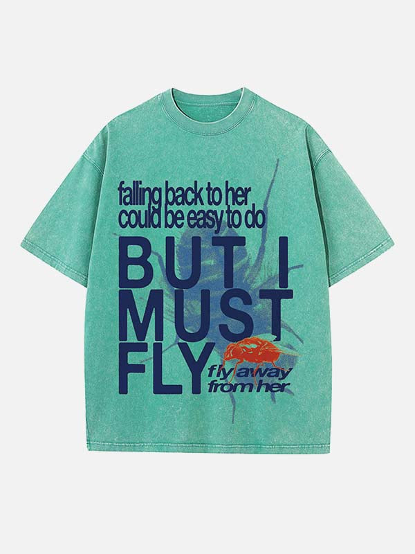 Djo Print Round Neck T-shirt