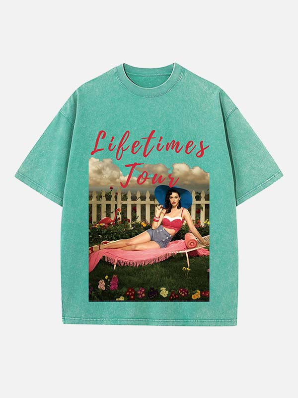 Katy Perry Print Round Neck T-shirt