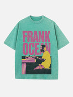 Frank Ocean Print Round Neck T-shirt