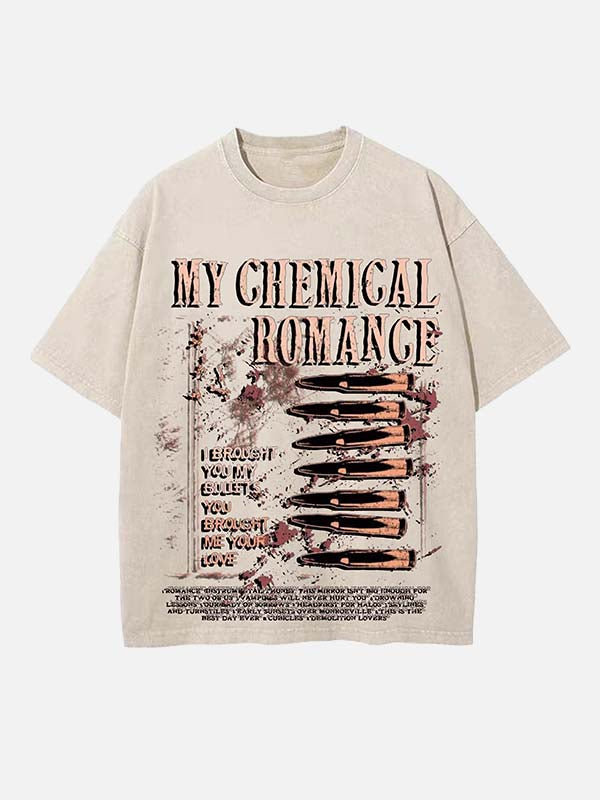 My Chemical Romance Print Round Neck T-shirt