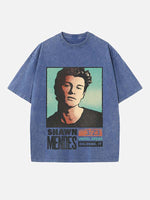 Shawn Mendes Print Round Neck T-shirt