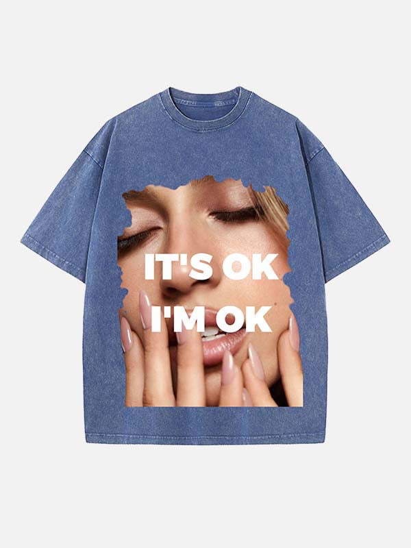 Tate McRae Print Round Neck T-shirt