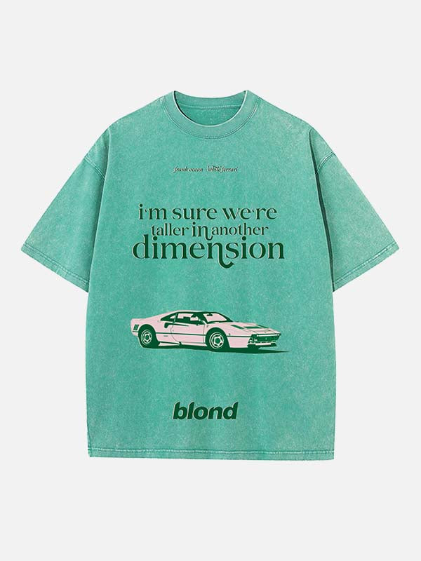 Frank Ocean Print Round Neck T-shirt