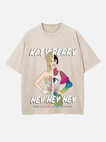 Katy Perry Print Round Neck T-shirt
