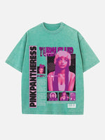 PinkPantheress Print Round Neck T-shirt